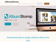 Tablet Screenshot of albumstomp.com